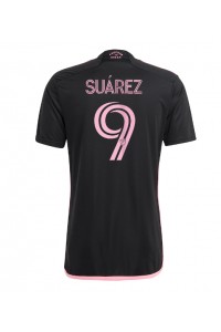 Inter Miami Luis Suarez #9 Fotballdrakt Borte Klær 2024-25 Korte ermer